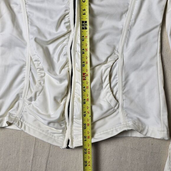 Calvin Klein Performance Jacket Women's XS‎ Ivory Quick Dry Fitness Jacket - Picture 3 of 11